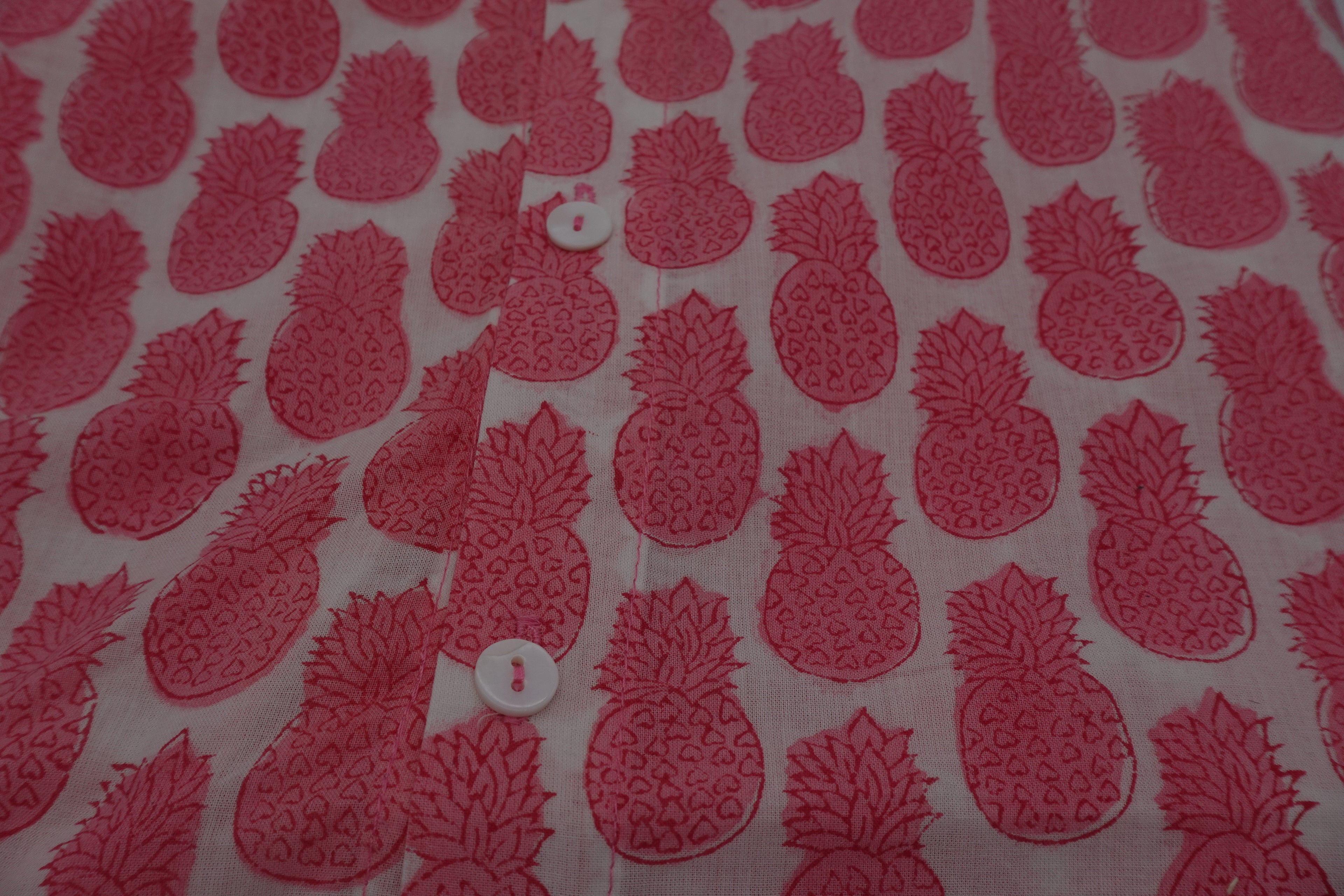 CHUKKA Shirt - Pink Pineapples